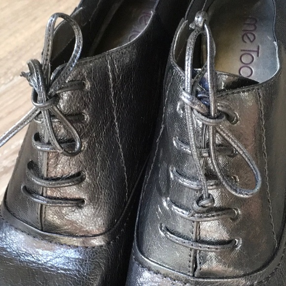 💯 Genuine Leather Me Too  Platform Ankle Booties - Picture 7 of 7